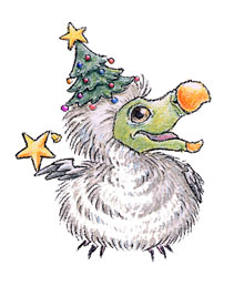 chrismas white dodo